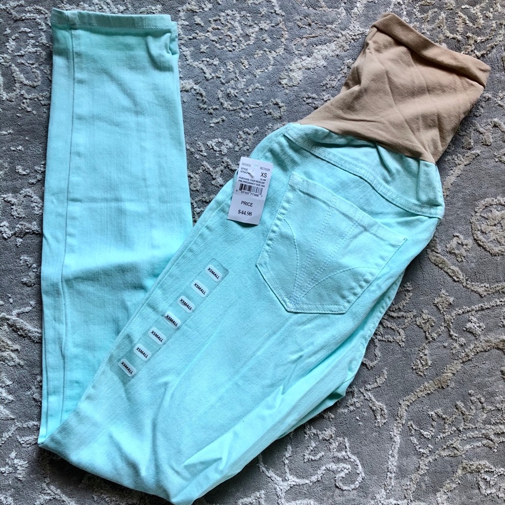 Indigo Blue Maternity Skinny Jeans